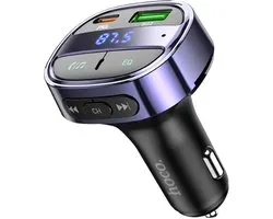 Hoco Bluetooth 5.0 Musique Transmitter 48W Chargeur de voiture avec PD et QC 3.0
