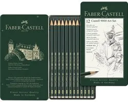 Faber-Castell grafietpotloden set - serie 9000 - 12 hardheden - FC-119065