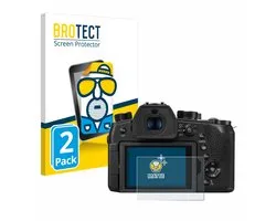 BROTECT - Screenprotector voor Panasonic DC-FZ1000 II / DC-TZ200 - Folie Beschermfolie matte 2 Stuks