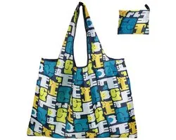 Vouwbare Shopping Bag - Eco-vriendelijk en Wasbaar - Geel
