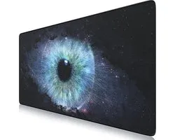 Titanwolf XXL Gaming Mouse Mat, 900 x 400 mm, XXL Mouse Mat, Large Size Table Mat, Improves Precision and Speed, Also for Roccat Razer Logitech Mouse and Keyboard Galaxy Eye