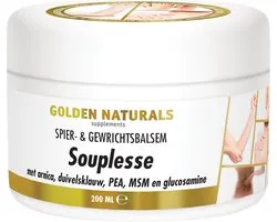 Golden Naturals Souplesse Spier- & Gewrichtsbalsem (200 milliliter)