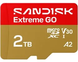SanDisk microSDXC Extreme GO 2TB (UHS-I, R240MB/s / W160MB/s, 5K)