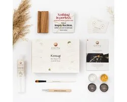 CHIYU Kintsugi - Kit de réparation Bio - Or et Argent - Convient aux aliments et au lave-vaisselle