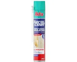 AKFIX THERMCOAT thermische en akoestische isolatie PU-schuim - 850ML