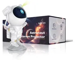 KREXS Astronaut Star Projector - Galaxy Projector - Starry Sky - Star Projector - Star Lamp - Télécommande