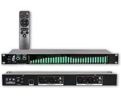 Digitale Geluidsverbeteraar - Audio Equalizer - Muziek Optimaliseren - 31 Bands Spectrum - 1U Rackformaat - Zilver