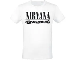 Nirvana Nevermind Heren T-shirt - wit - XXL