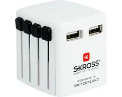 Skross adaptateur voyage USB 2400 mA