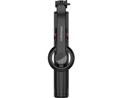 Cubenest Selfie Stick/Statief - MagSafe (iPhone) en universeel opzetstuk (Samsung) - Lengte 105 cm - Monopod 3 in 1 - Opvouwbaar - Verstelbaar - Magnetisch - Bluetooth afstandsbediening - Telefoonstatief - Zwart