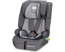 Kinderkraft SAFETY FIX2 I-SIZE - Siège auto 76-150 cm - 9-36 kg - Assise profonde - Appuie-tête réglable - Systèmes de sécurité - Facile à nettoyer - Groupe 1/2/3 - Jusqu'à 12 ans - Grijs