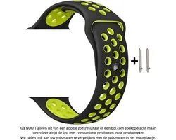 Siliconen bandje – geschikt voor 22mm smartwatches (Samsung, LG, Seiko, Asus, Pebble, Huawei, Cookoo, Vostok, Vector, Gear S3, LG Watch) – zwart/geel