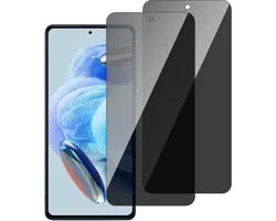 chejuza Privacy displaybeschermfolie voor Xiaomi Redmi Note 12 pro 4g/5g/Note 12 pro+ 5g [2 stuks], hardheid 9H, volledige afdekking, anti-spy van gehard glas, HD-displaybescherming