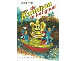 Kameleon in het goud