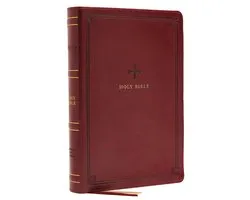 NRSV, Catholic Bible, Standard Personal Size, Leathersoft, Red, Comfort Print