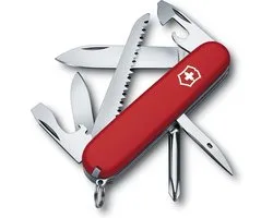 Victorinox Hiker Zwitsers Zakmes - 13 Functies - Klassiek Rood - RVS
