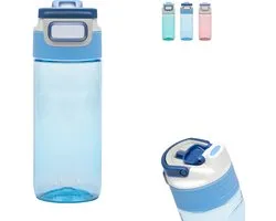 Kambukka Elton drinkfles 500ml - Tropical Blue met 3-in-1 deksel en makkelijke reiniging