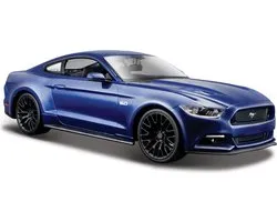 Maisto Modelauto - Ford Mustang 2015 - blauw - 18 cm - schaal 1:24 - speelgoedauto