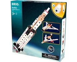 BRIO Builder Apollo Saturn V - Raket bouwset - Educatief speelgoed - 3+ jaar