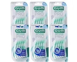 6x GUM Soft-Picks PRO Medium 30 stuks