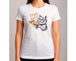 Paws and Cheese - T Shirt - Funny - SoFunny - Grappig - ZoGrappig - Sarcasm - SarcasticHumor - Sarcasme - Sarcastisch - Cat - Kat