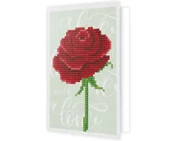 DIAMOND DOTZ Love Rose - Diamond Painting - 853 Dotz - 18x13 cm