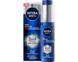 NIVEA MEN Anti-Age 2in1 Power Hydraterende Gezichtscreme met SPF 30 - Moisturizer - Anti-Aging Creme met Hyaluronzuur en Luminous630 - 50 ml