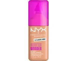NYX Professional Make Up Make 'EM Wonder Foundation - Zachte matte finish - Met huidverzorgende hyaluronzuur - Classic Ivory