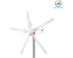 Luxe Windturbine – 3 Propellers – Alternative Energie Generator – Propeller Windmolen Generator – Wind Energie – 400W – Wit