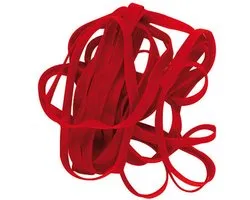 elastieken Alco 150x4mm 500 gram in doos rood