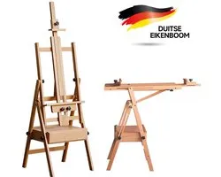 YYchan Schildersezel - Schildersezel voor volwassenen - Atelierezel - Studio ezel - Veldezel - Schildersezels-170-207CM