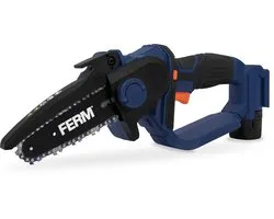 FERM - CSM1052 - Batterie - tronçonneuse - 12V - Mini tronçonneuse - Mini tronçonneuse sans fil - avec batterie 1,5 Ah - et - câble de charge USB