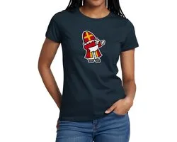 Sinterklaas Dab Dabbing Celebratie T-Shirt Dames