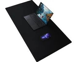 PrimeAmbition Gaming Mouse Pad XXL - 120x60 cm - Antidérapant - Tapis de Bureau - Tapis de Bureau - Zwart