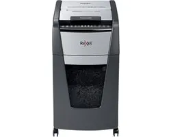 Rexel Optimum AutoFeed+ 300M Fluisterstille Papierversnipperaar - P5 Microsnippers - Automatische Invoer Tot 300 Vel - 60L - Zwart
