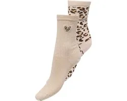 ONLY - ONLOLIVIA LEO 2-PACK SOCK ACC Dames Sokken