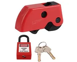 Universal Circuit Breaker Lock Kit, Safe, Compact, Easy Installation Device, Nylon Power Surge Protection Structure for Industrial Set Devices, Master Lock Tagout