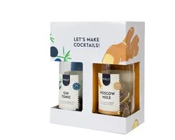 Pineut Cocktail Cadeaupakket Gin Tonic & Moscow Mule – DIY Cocktailset 2 stuks – Geschenkset voor Mannen & Vrouwen – Vaderdag Cadeau - Verjaardag