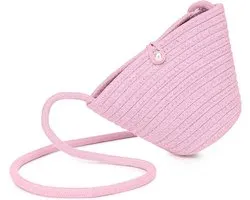 Women's Beach Bag, Handbag with Top Handle, Braided Shoulder Bag, Wedding Bag, Bucket Bag, Gift Bag for Holiday, Travel, Beach, Summer