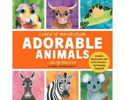Watercolor This Book - Learn to Watercolor Adorable Animals