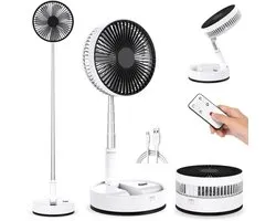 Ventilateur sur pied COOAU - Refroidissement estival - Ventilateur sur pied - Refroidissement salon - Ventilateur chambre - Solution canicule - Ventilateur réglable - Ventilateur avec télécommande - Ventilateur silencieux - Blanc