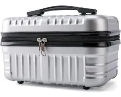Pazzo Goods - Trousse de beauté Bellezza - XXL - Argent - Trousse de beauté de voyage - Grande trousse de toilette