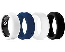 4 Stuks Silicone Ring Beschermers, Geschikt voor Oura Ring Gen 3 en Gen 4, Elastische Anti-scratch Ring Covers voor Mannen en Vrouwen, Ideaal voor Sport en Activiteiten