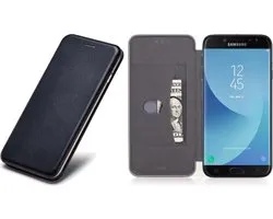 Samsung Galaxy J5 (2017) Book Case Noir - Etui portefeuille en cuir avec étui en silicone - Couverture Flip Cover 360° Protection