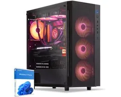 Sedatech Expert Gaming PC Waterkoeling ATX • AMD Ryzen 5 7600X3D 6x 4.1GHz • Radeon RX 9070 XT • 32Gb DDR5 • 2Tb SSD M.2 • WiFi • Bluetooth, USB C • Windows 11 • Desktop computer