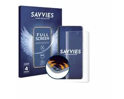 Savvies - Screenprotector voor Honor Magic V3 - Folie Beschermfolie transparant volledig dekking 4 Stuks