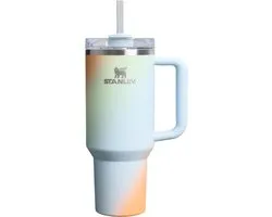 Stanley Quencher H2.0 Flowstate Tumbler 1.18L (Sunrise Spiral) – NIEUWE RELEASE - Lekvrije Drinkbeker met Rietje & Handvat – RVS Geïsoleerde Thermosbeker – BPA-Vrij – Past in Bekerhouder
