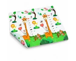 Buxibo - Mousse de tapis de jeu double face - Mousse épaisse XPE - Tapis rampant - Tapis de jeu - Tapis de sol - Bébé/ Tout-petit et enfant - Multicolore