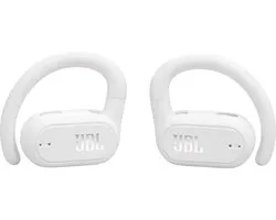 JBL Soundgear Sense - Open Ear Oordopjes - Draadloos Bluetooth - Sport Oortjes - Oorhaak (niet in het oor) - 32 uur - IP54 - Wit
