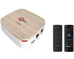 Smart TV Box - Mediabox Android - Streaming Kijken - 4K UHD Decodering - Quad Core - Zwart